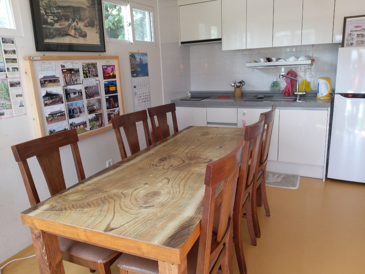 경주한옥민박 그린&힐링 주방 및 휴게실